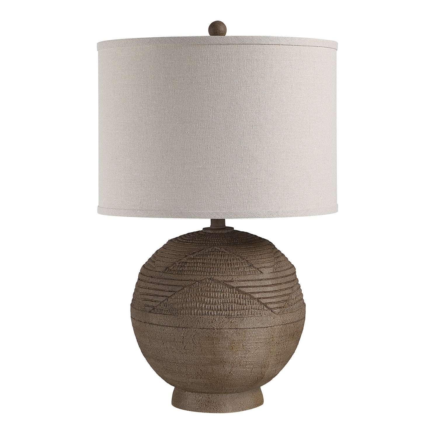 Malya Table Lamp in Textured Brown