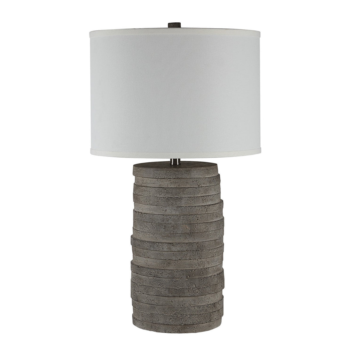 Whalen Table Lamp in Warm Charcoal Grey