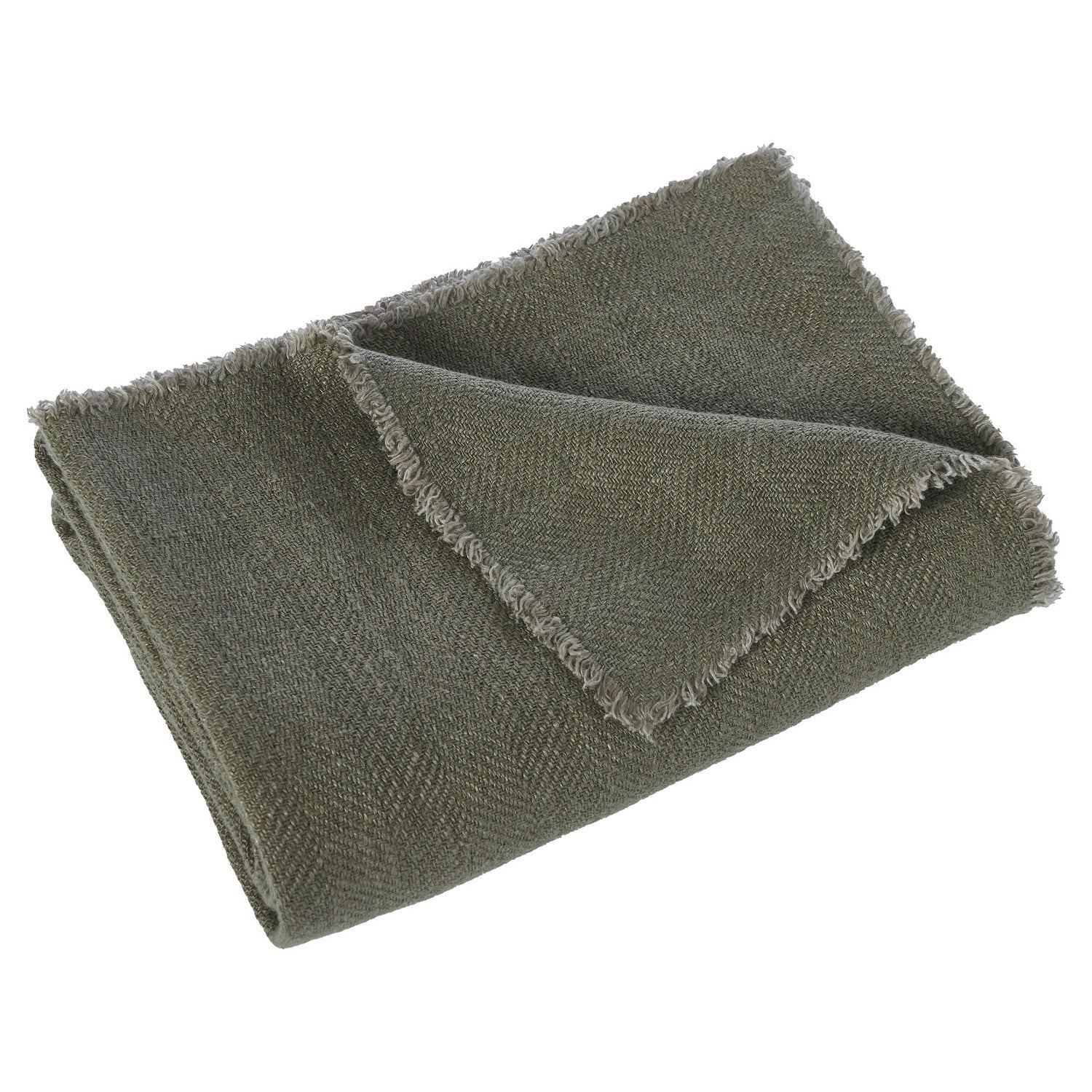 Vernier Blanket in Dark Green