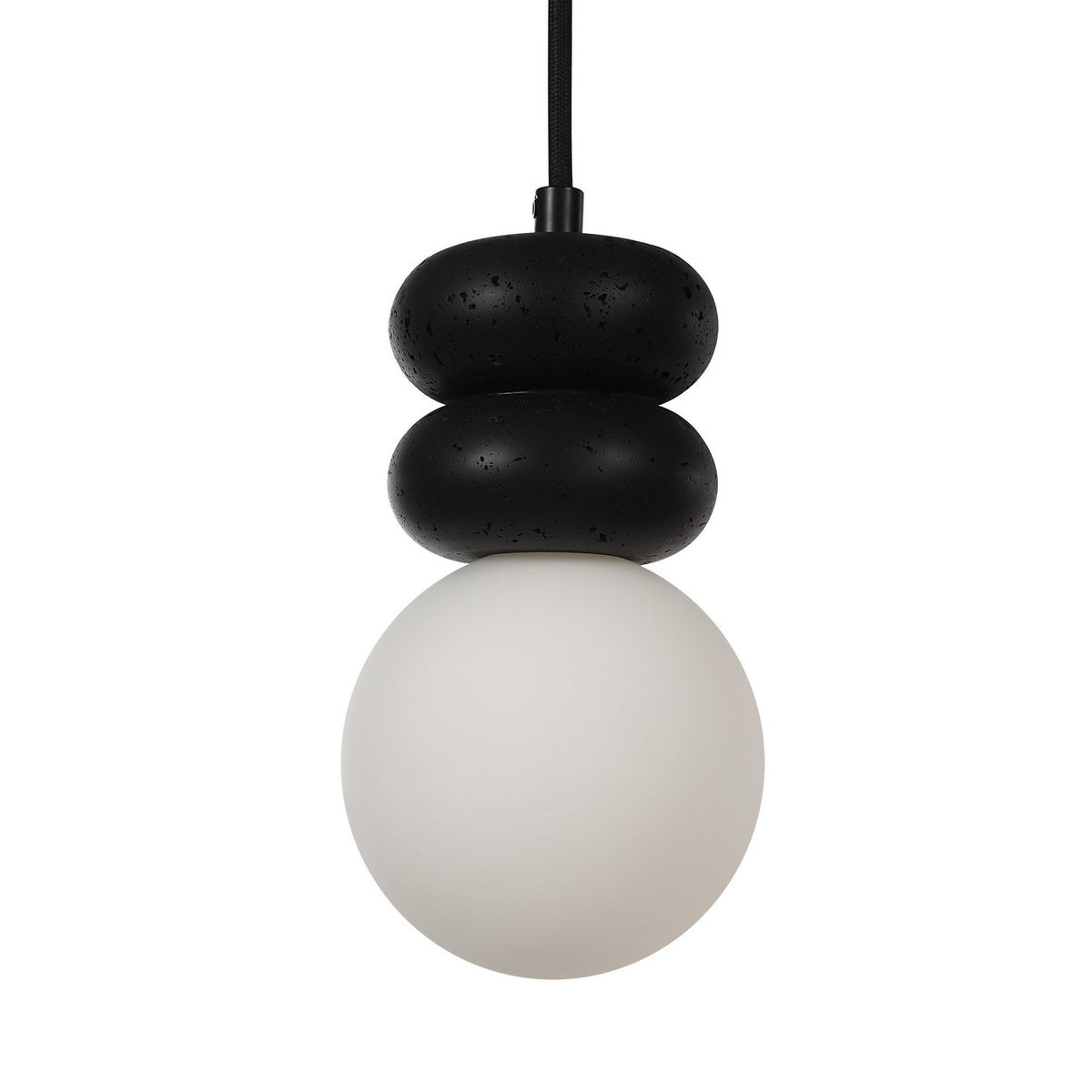 Solene Ceiling Fixture in Matte Black