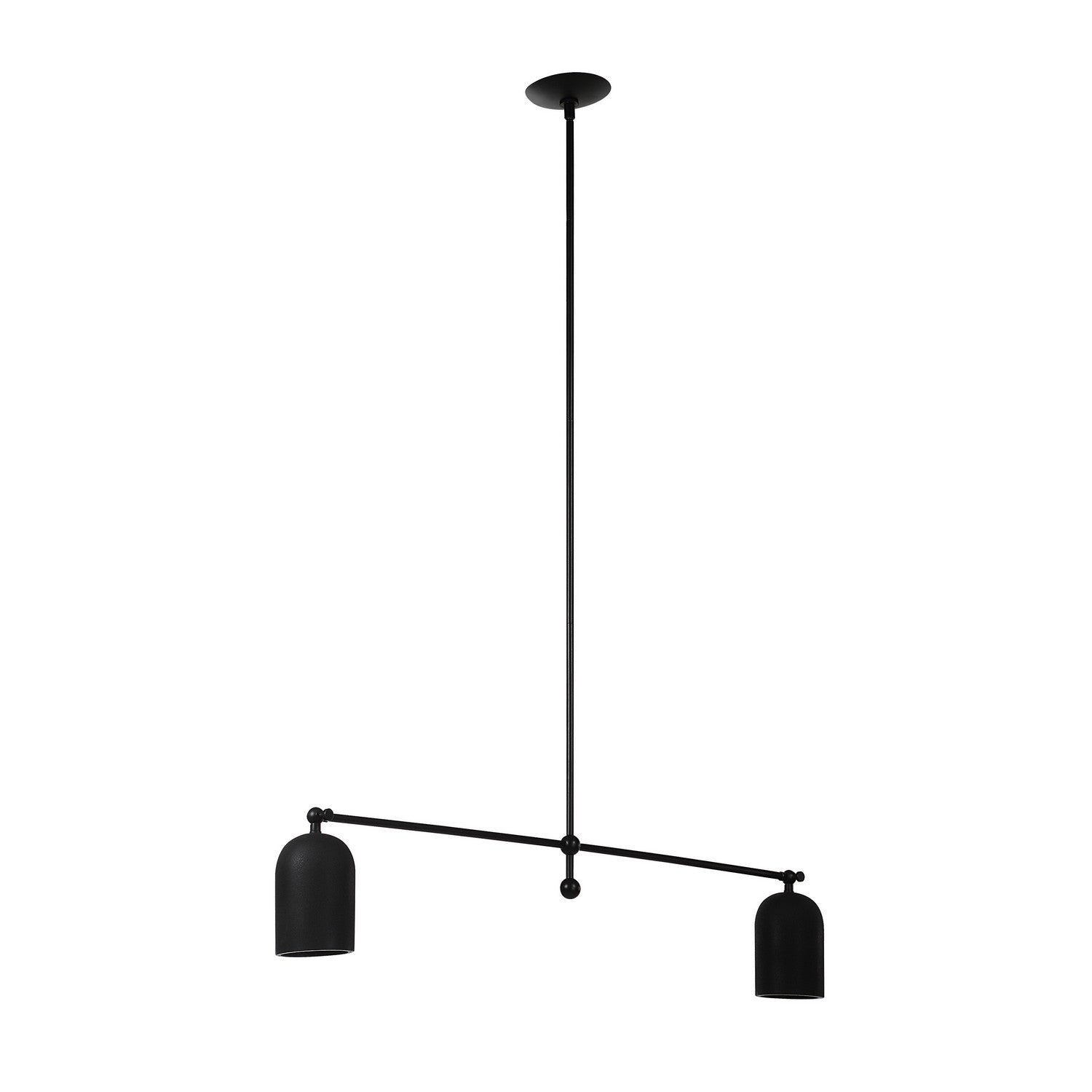 Saskia Ceiling Fixture in Matte Black