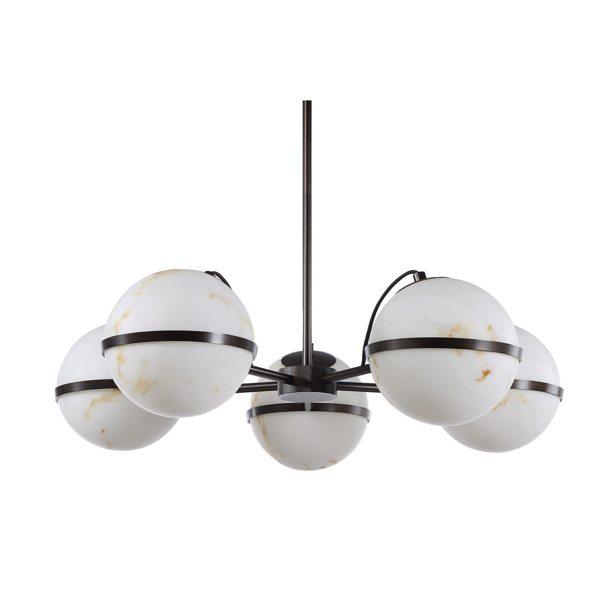 Plafonnier Roca en bronze antique foncé