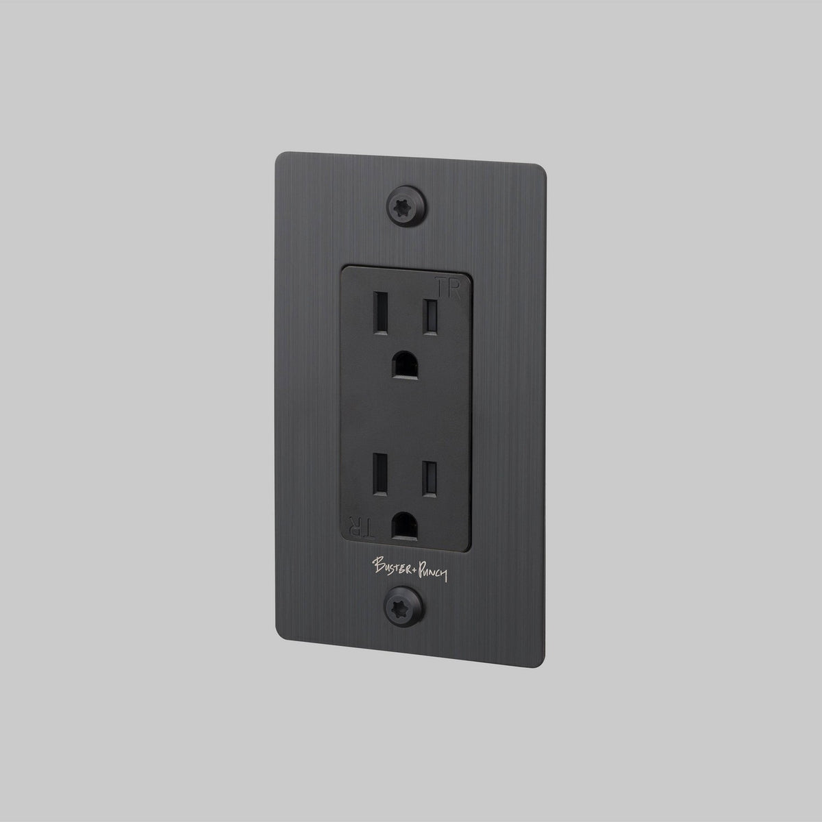 Outlet in Smoked Bronze