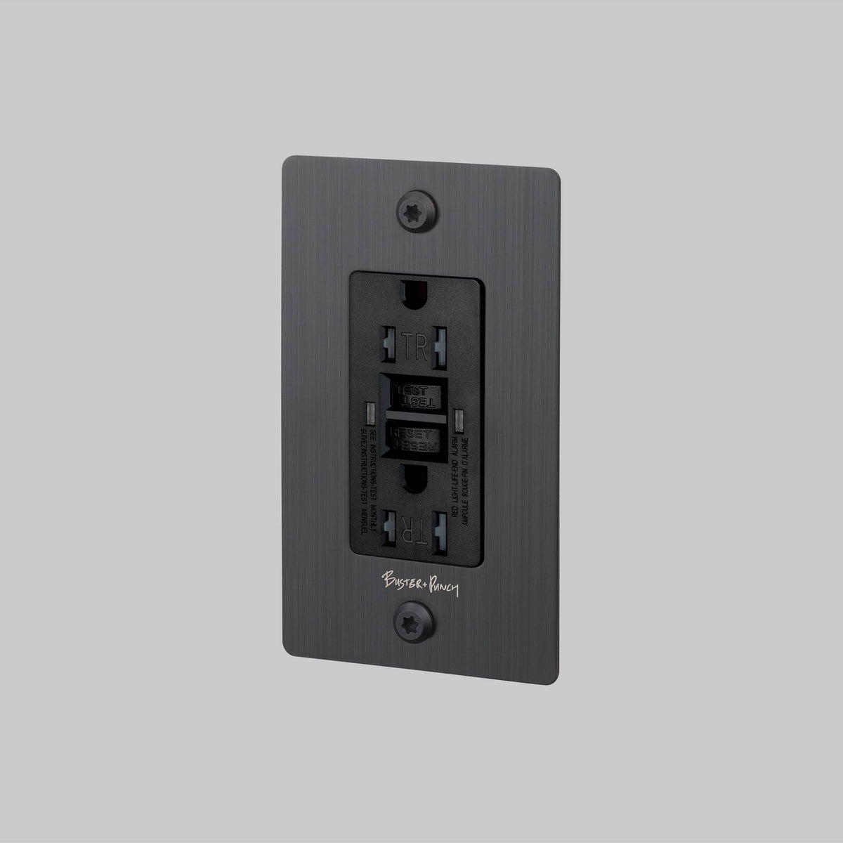 Outlet in Smoked Bronze