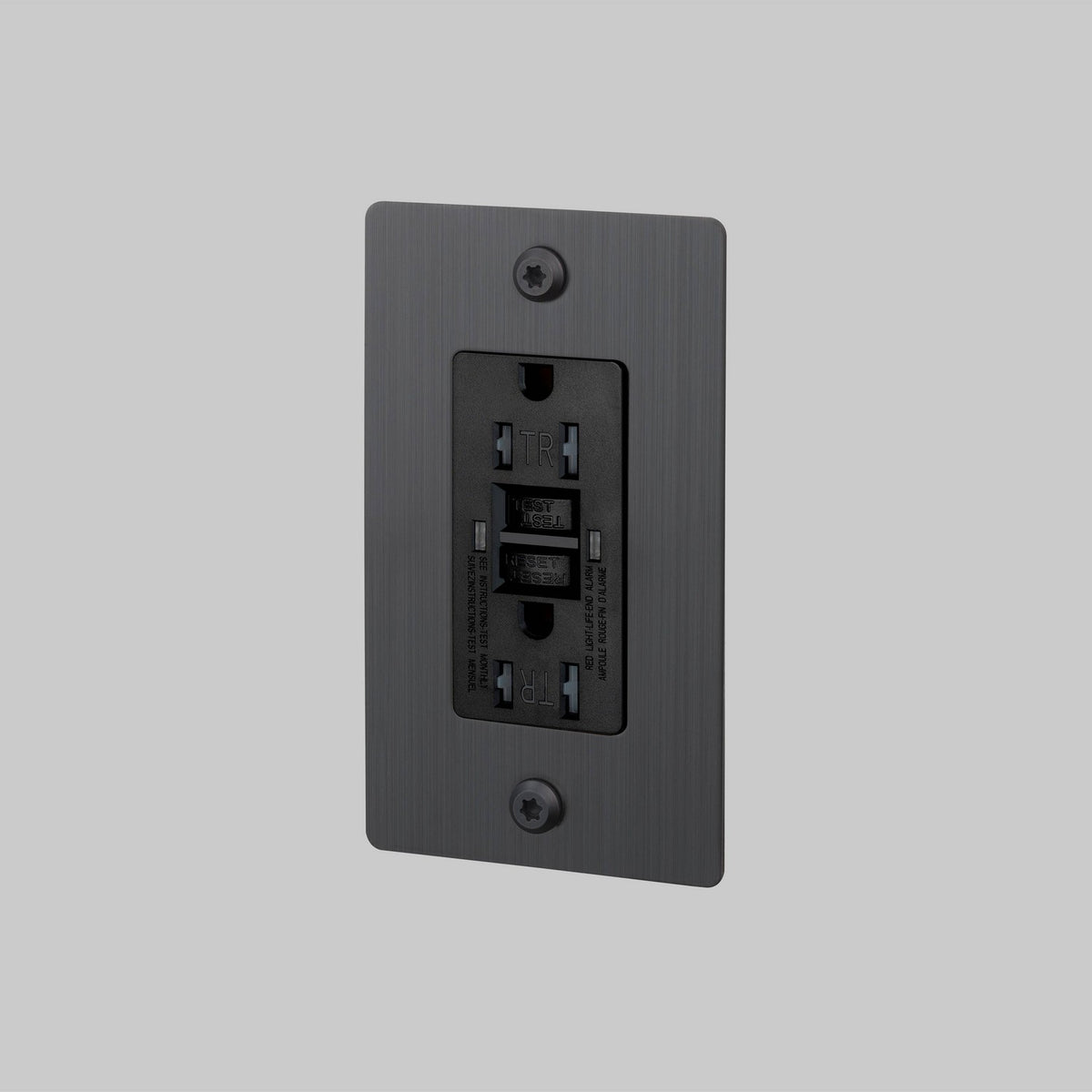 Outlet in Smoked Bronze