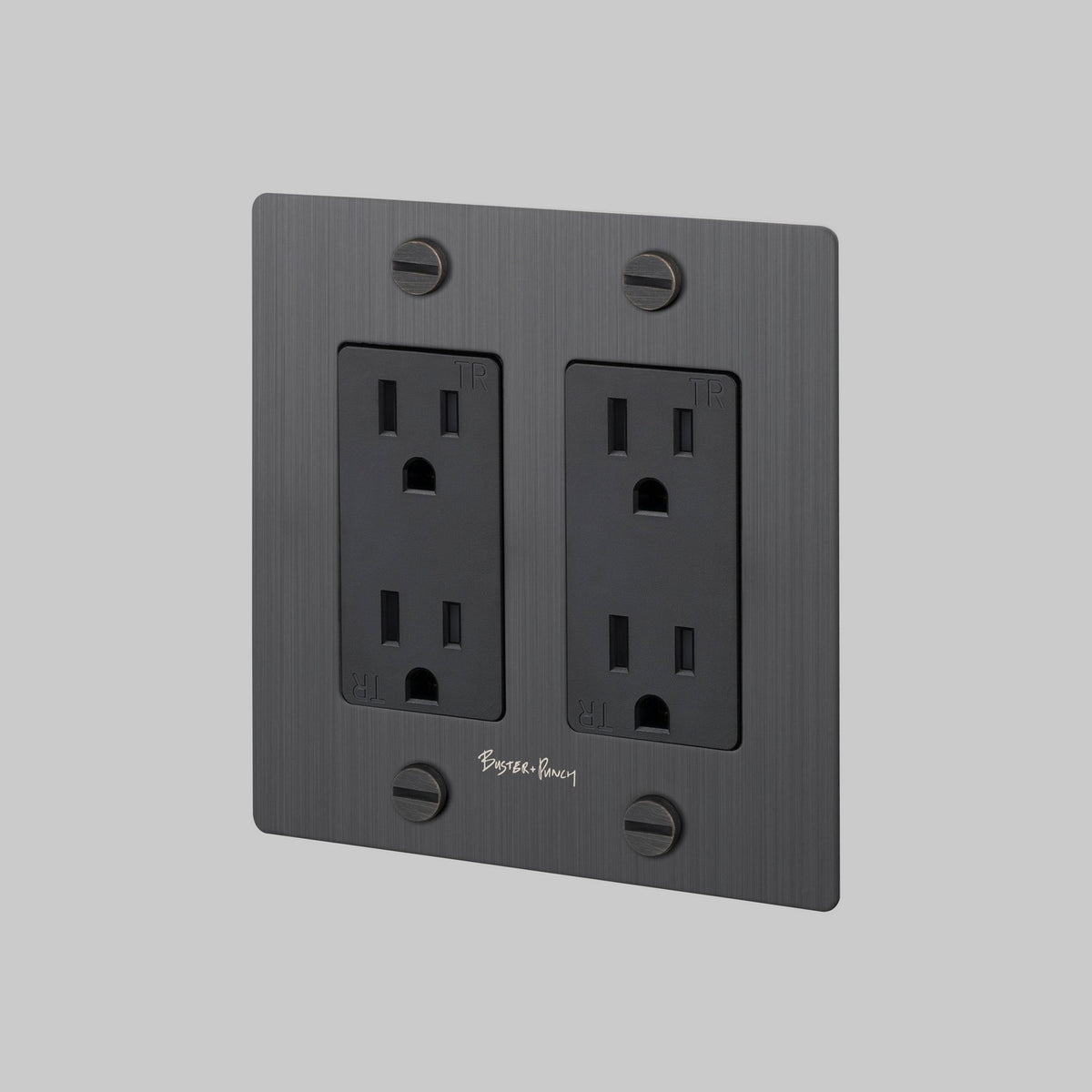 Outlet in Smoked Bronze
