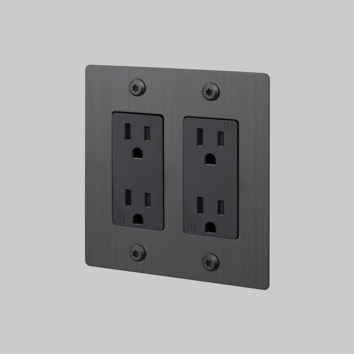 Outlet in Smoked Bronze