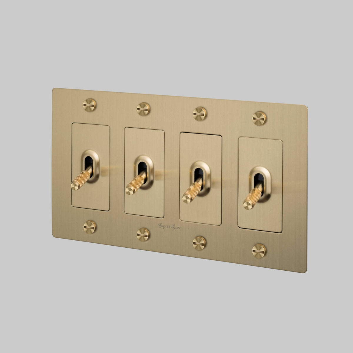 Light Switch in Brass