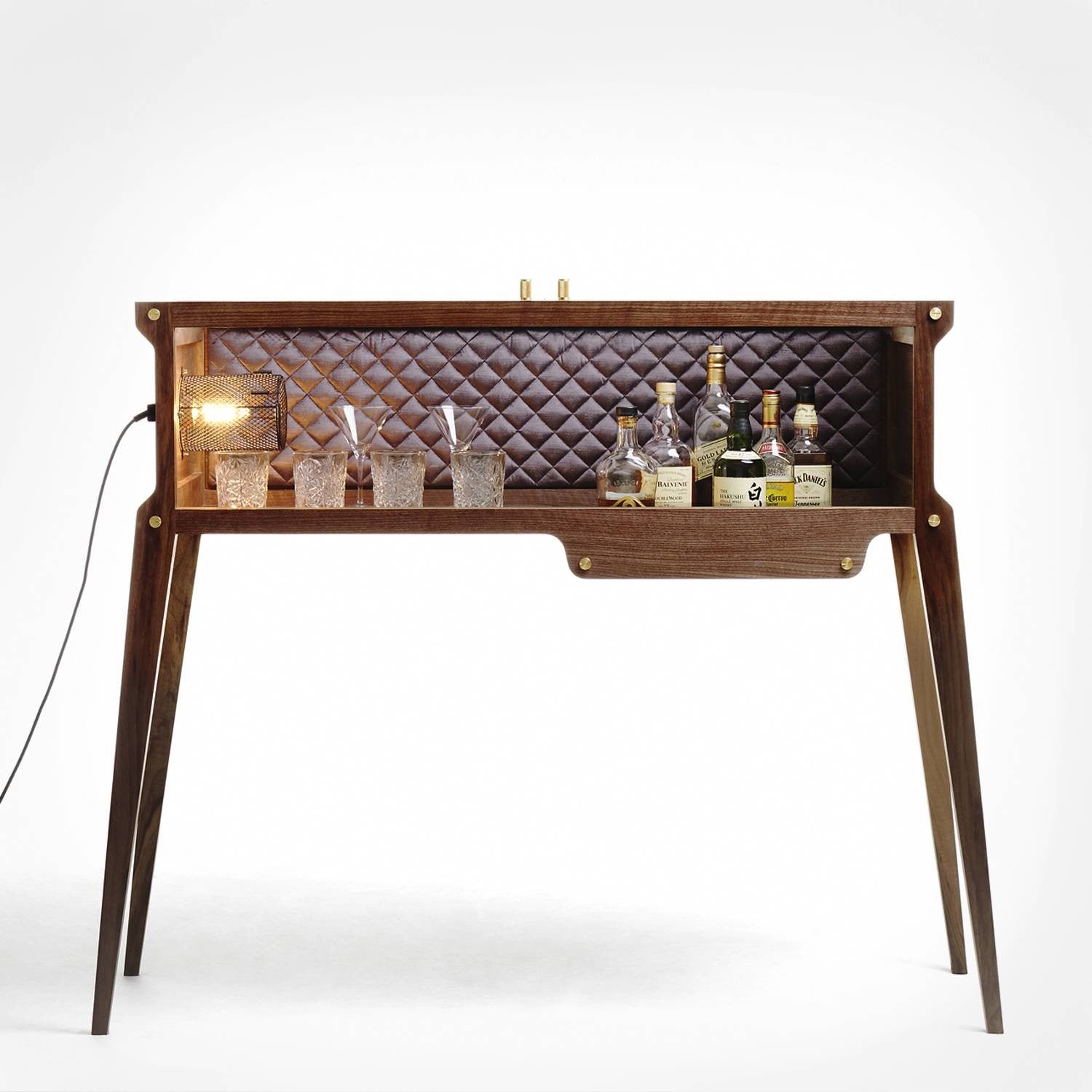 Whisky Bar in American Walnut