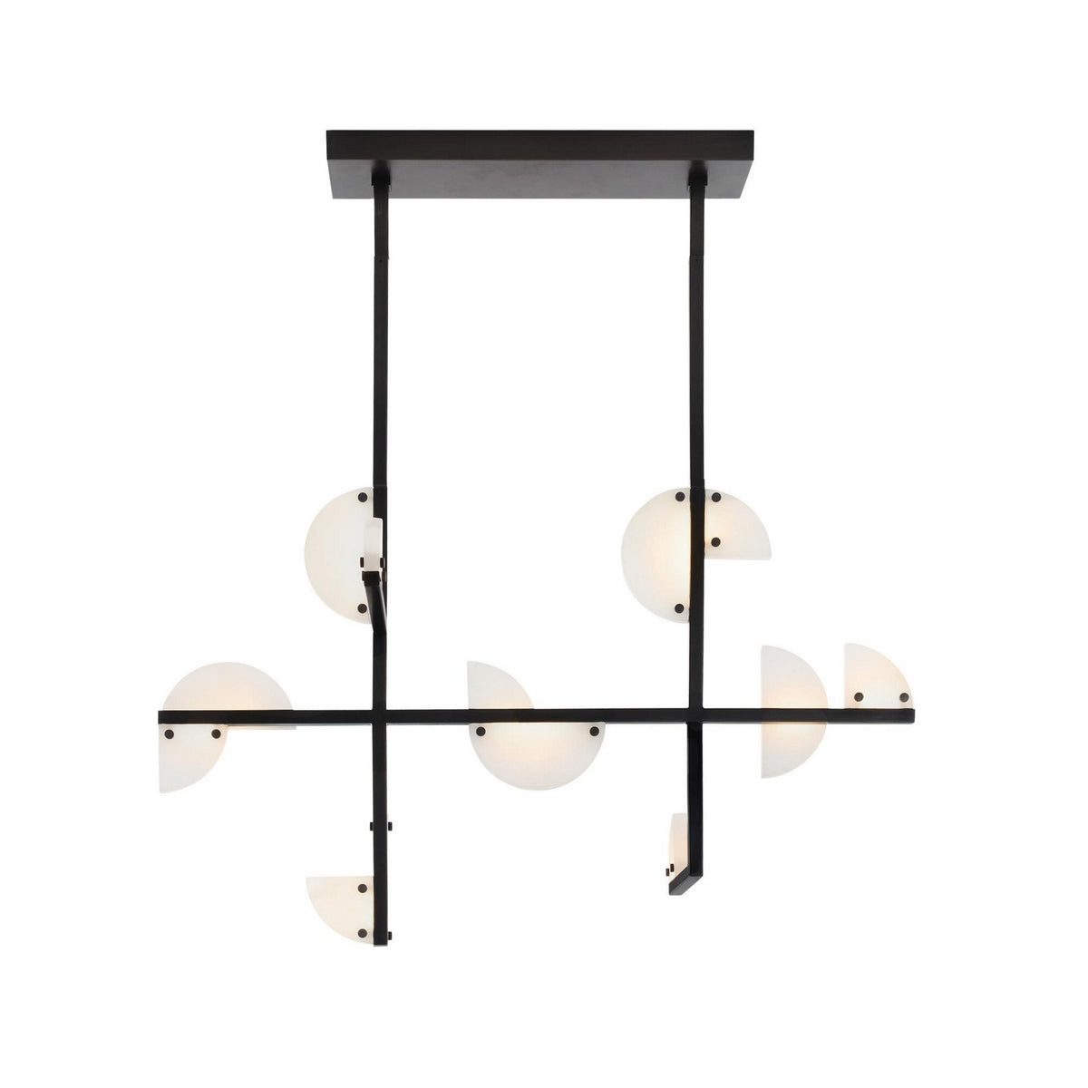 Nova LED Chandelier in English Bronze