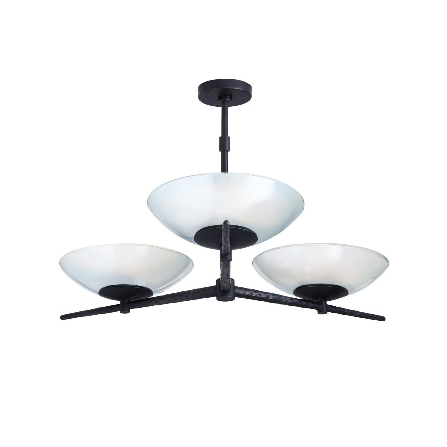 Mason Nine Light Chandelier in Natural Iron