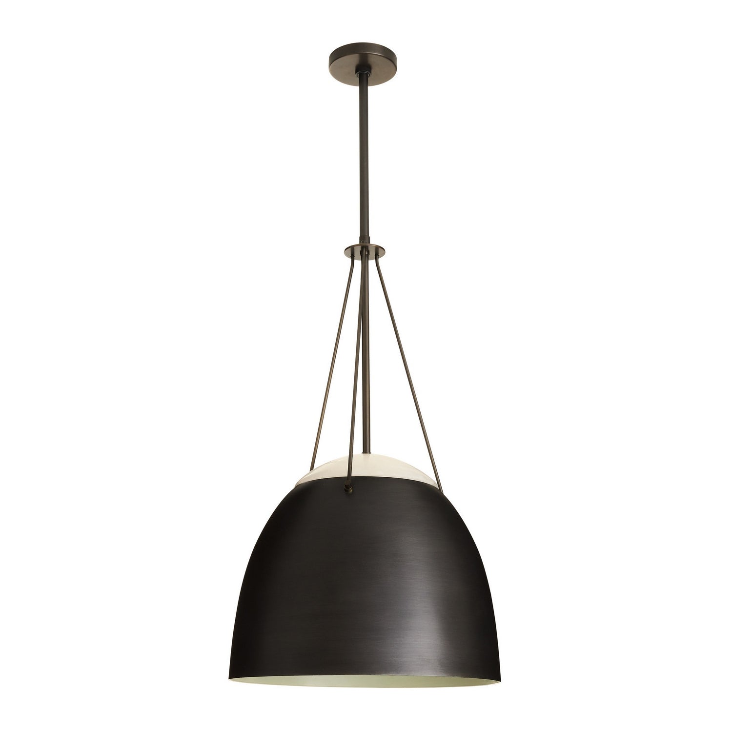 Leda One Light Pendant in English Bronze
