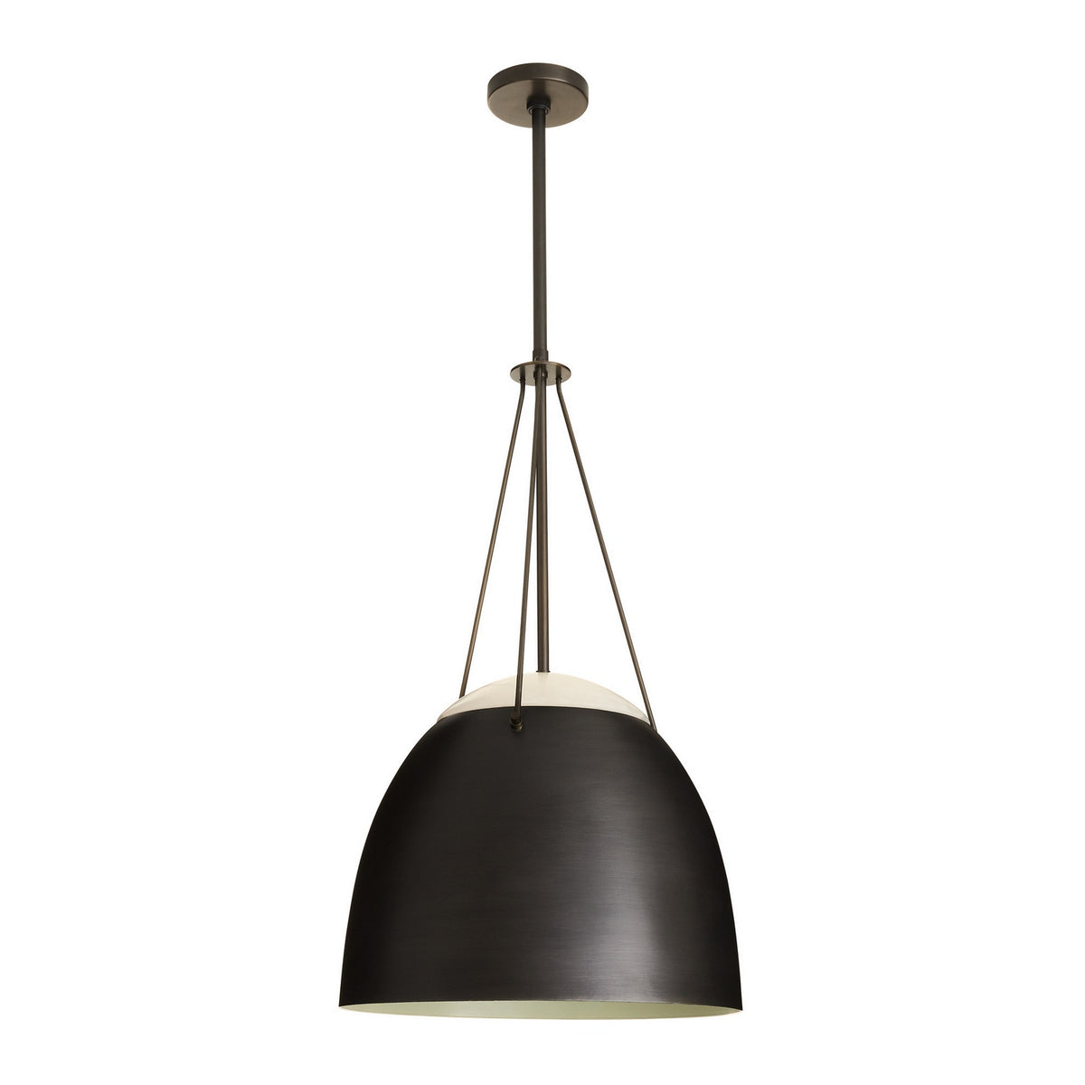 Leda One Light Pendant in English Bronze