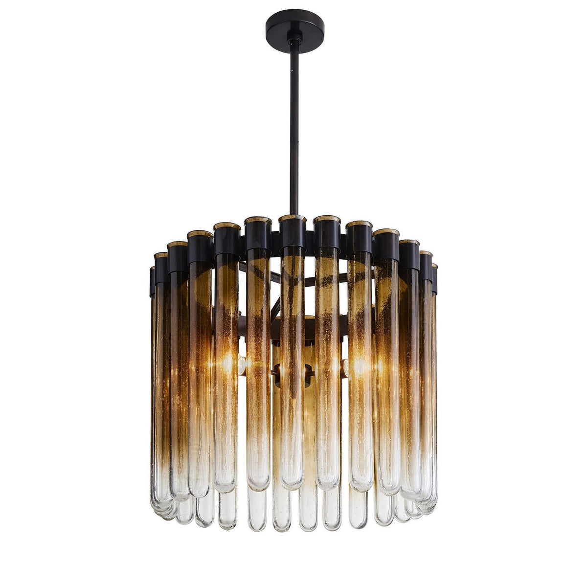 Lustre Maxton à trois lumières en ombré fumé