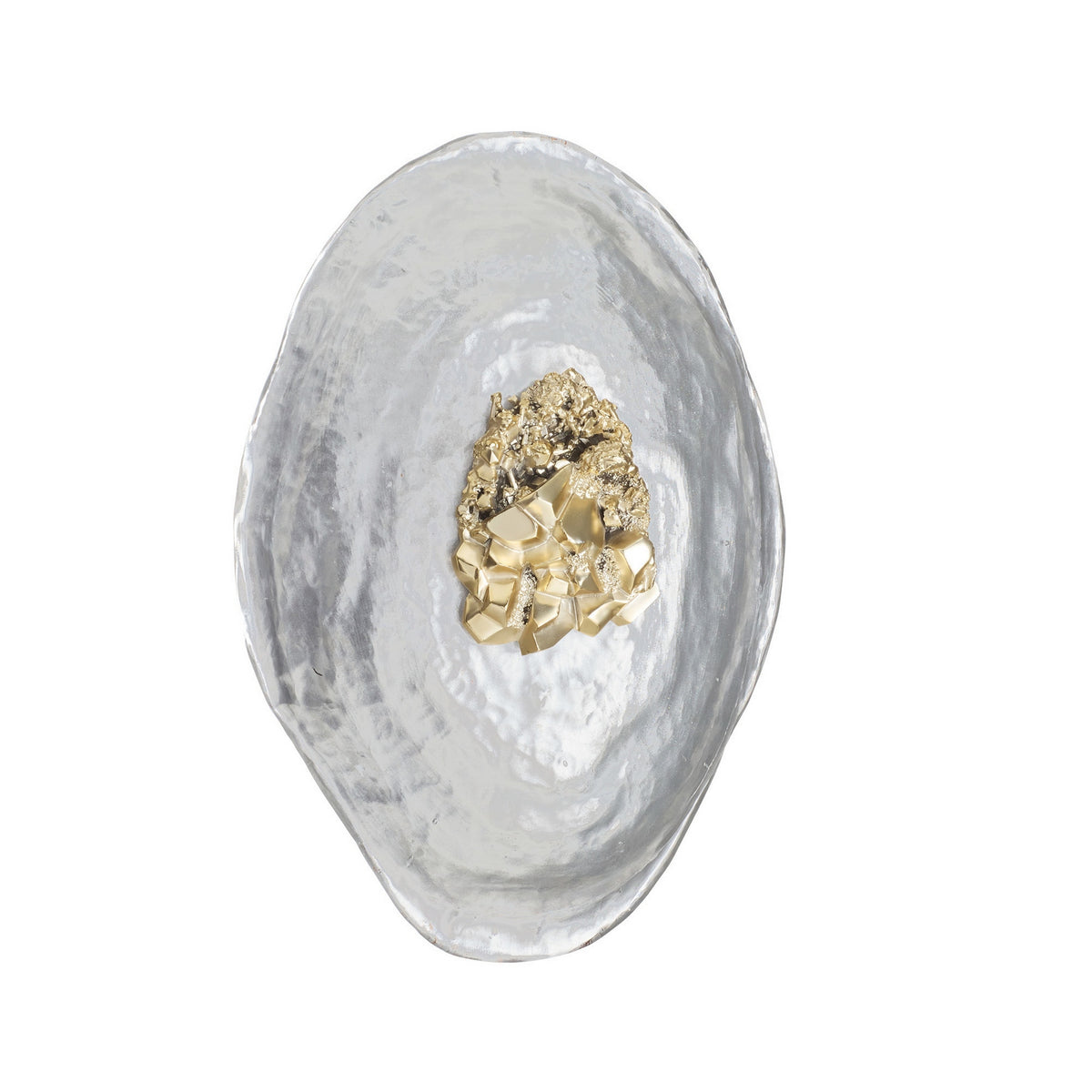 Nome LED Wall Sconce in Silver Leaf