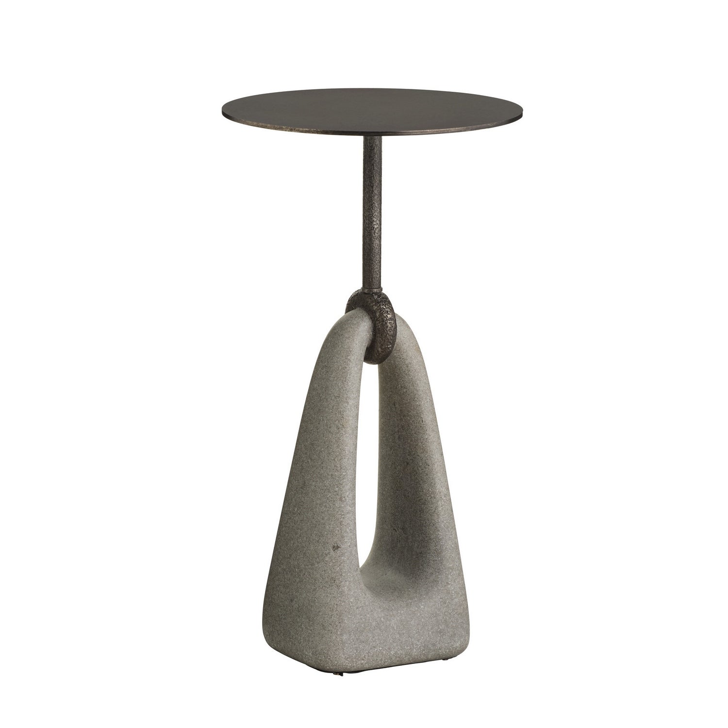 Miles Accent Table in Vintage Bronze