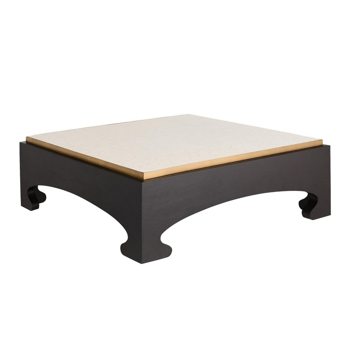 Montreal Coffee Table in Crackled Ivory