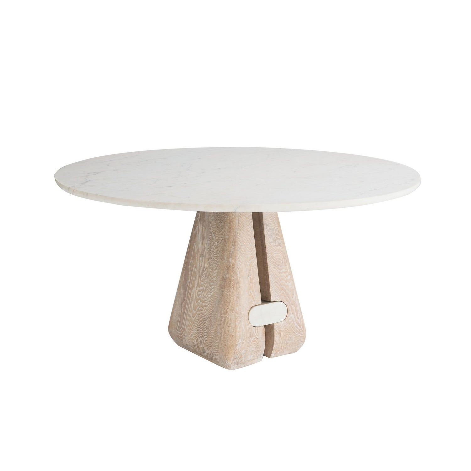 Melt Dining Table in White Marble
