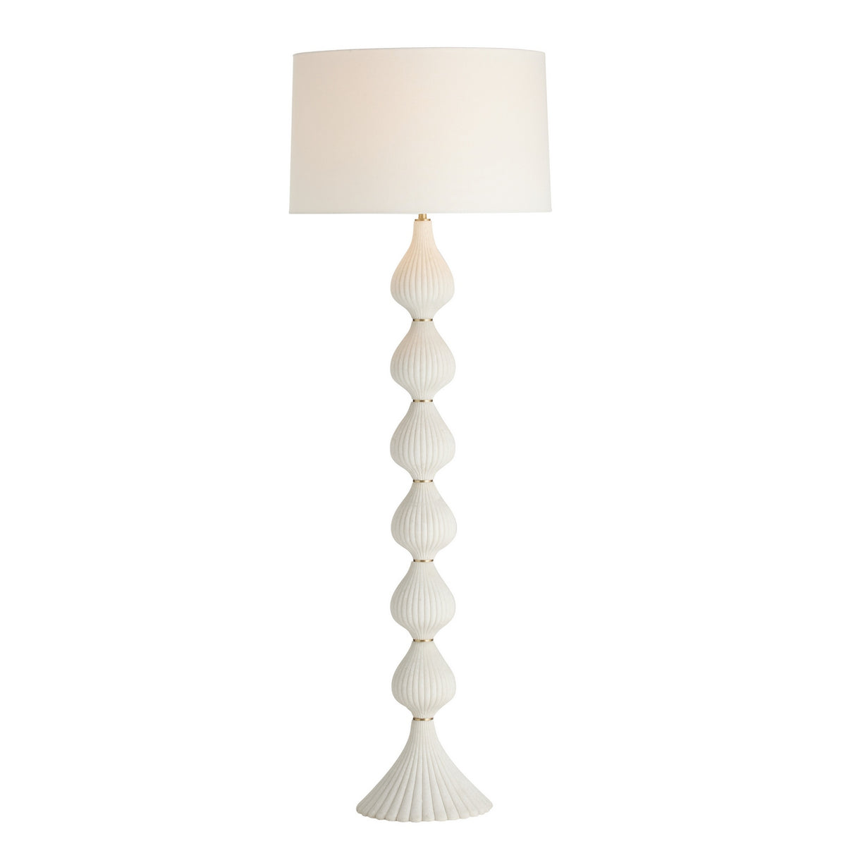 Lampadaire Nicole à une lumière couleur ivoire