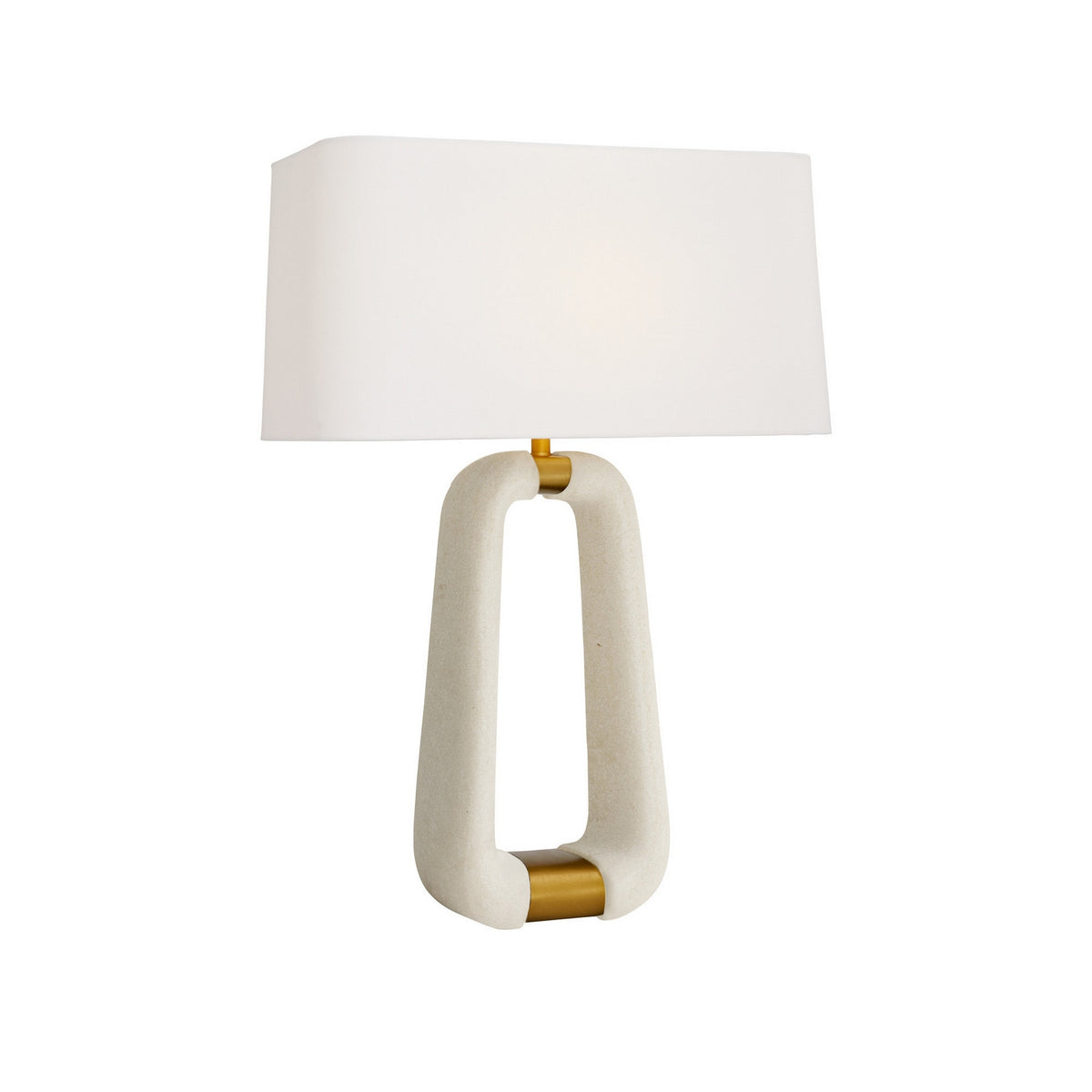 Gianni One Light Table Lamp in Ivory