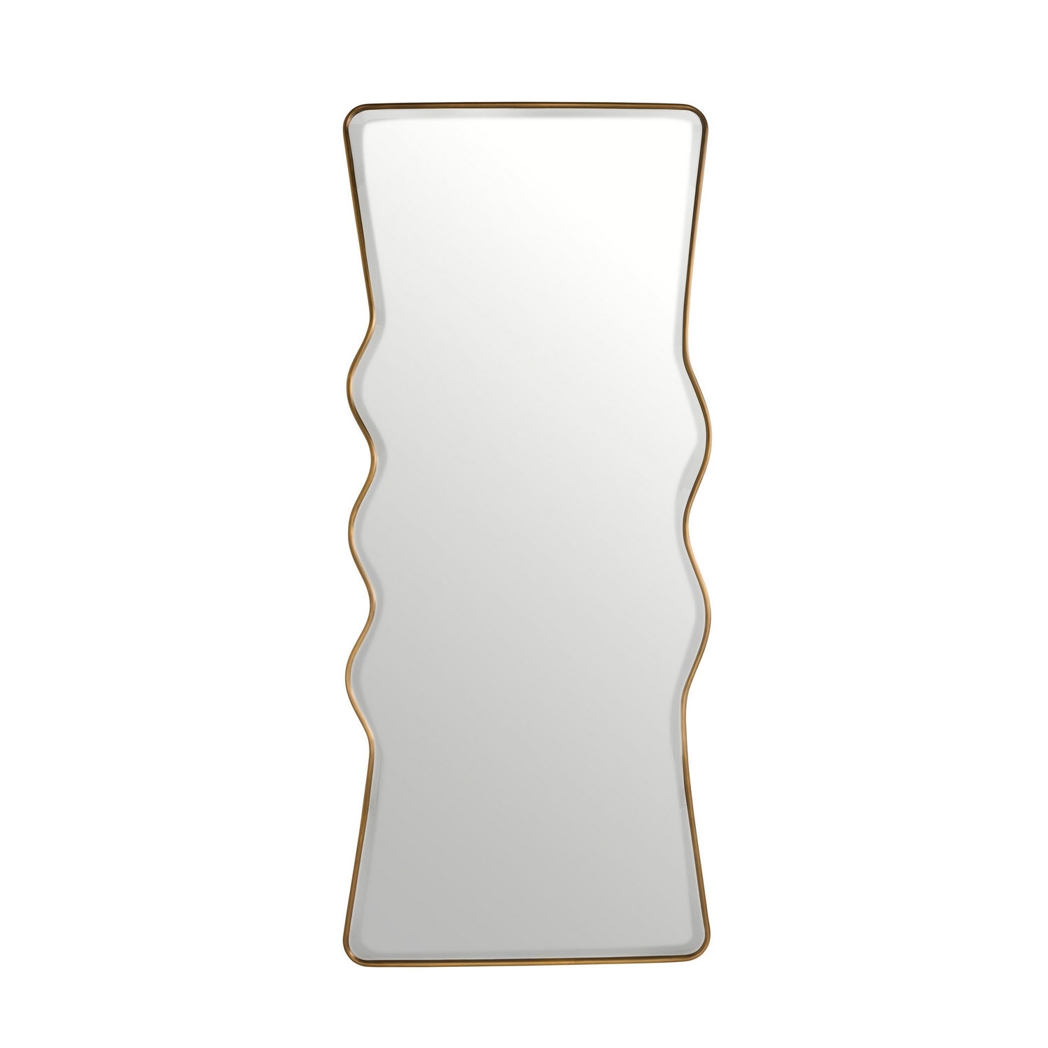 Liora Mirror in Antique Brass