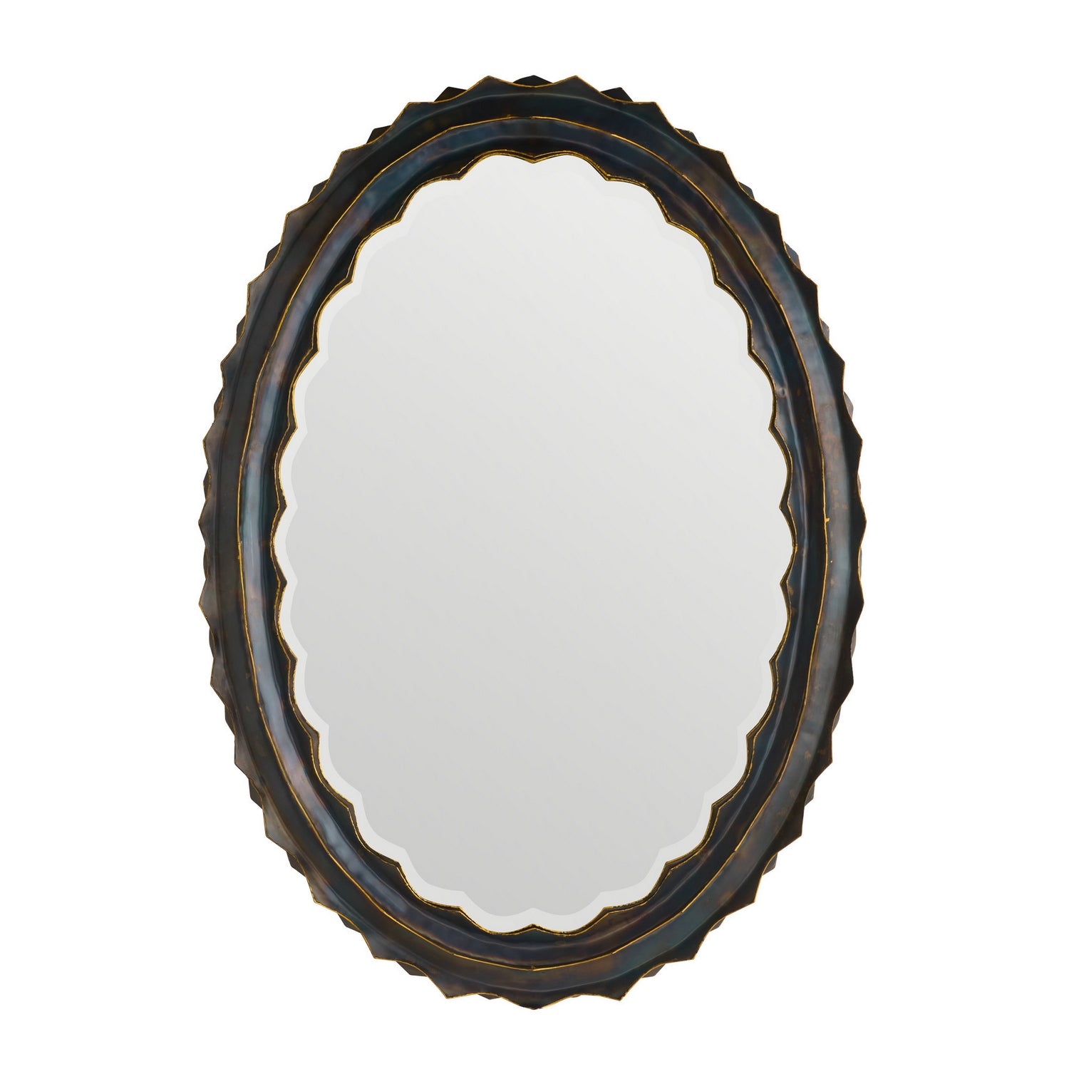 Norway Mirror in Burnt Iron
