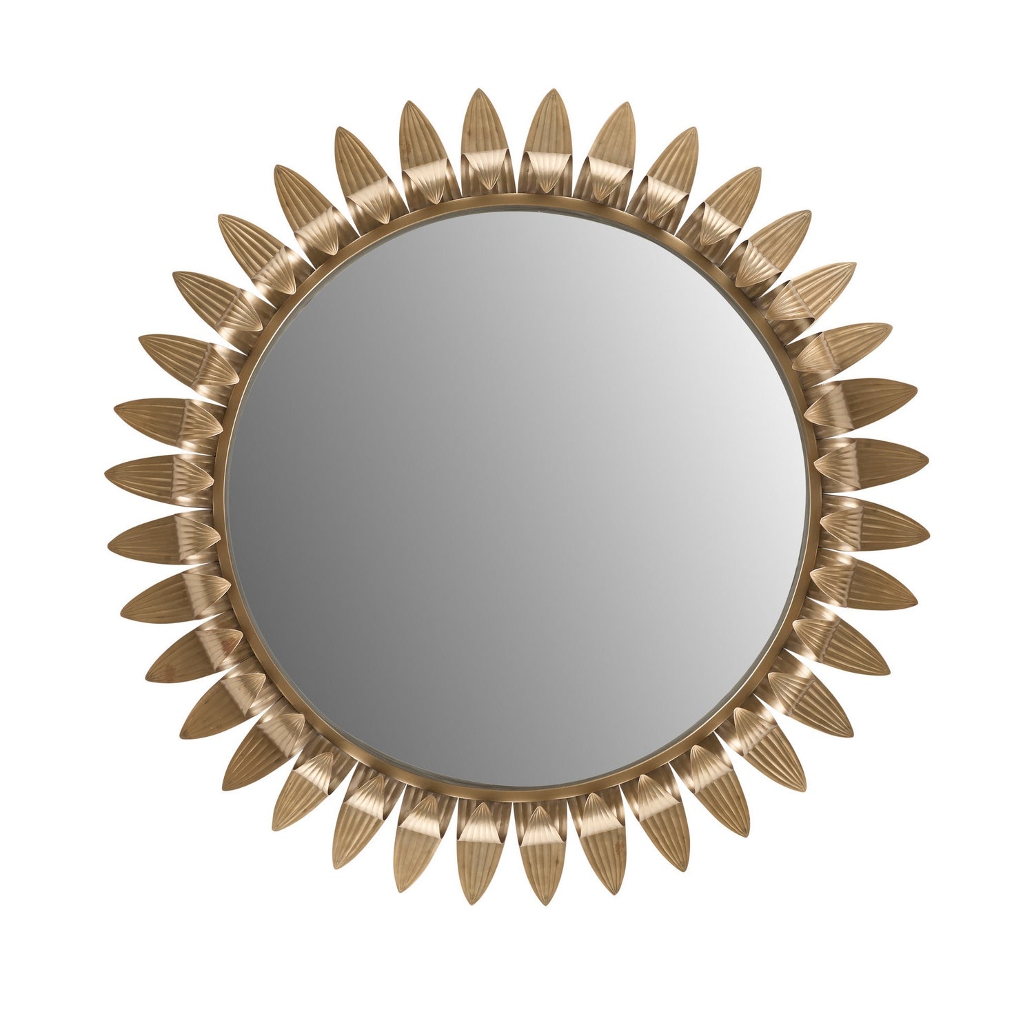 Analise Mirror in Antique Brass