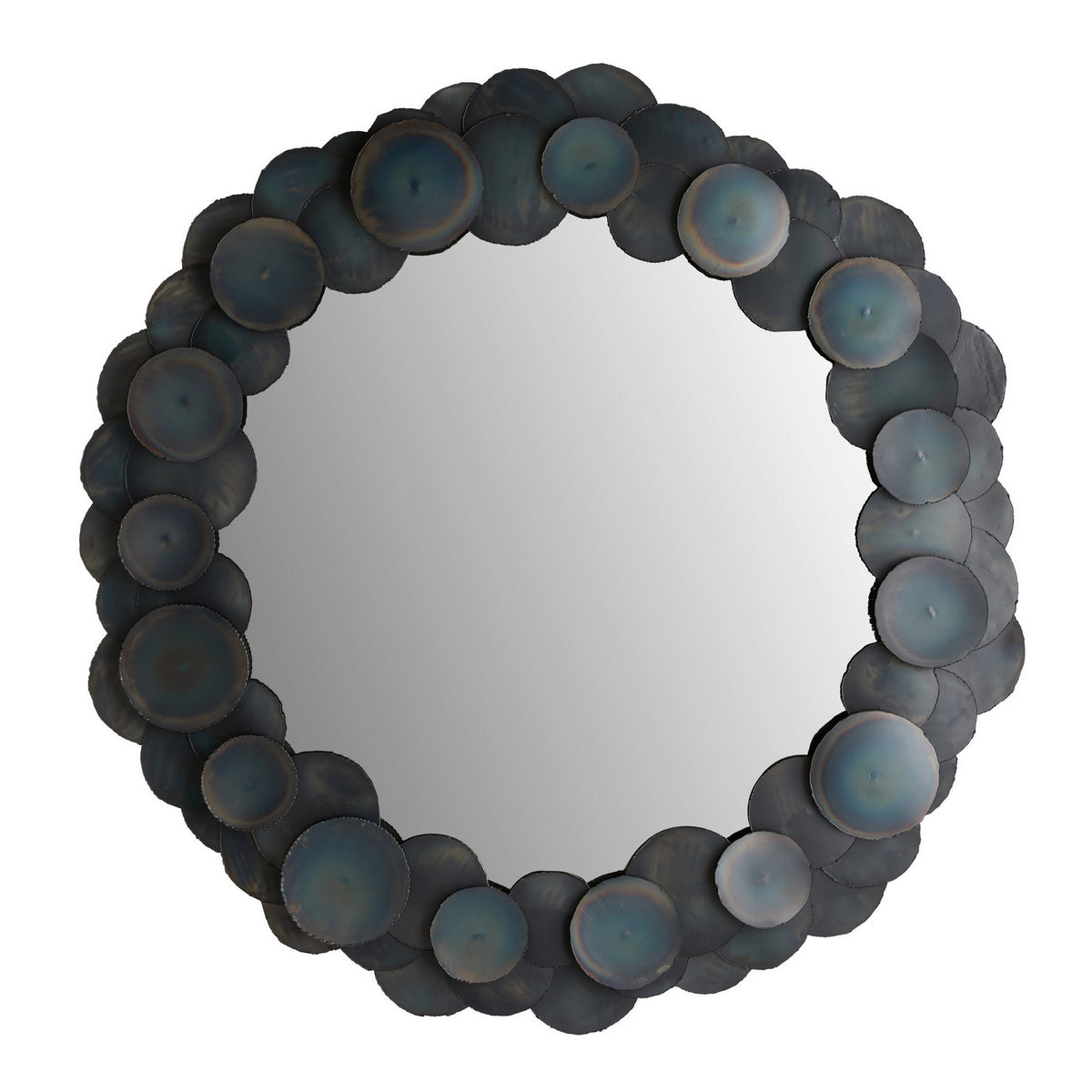 Kensey Mirror in Burnt Iron