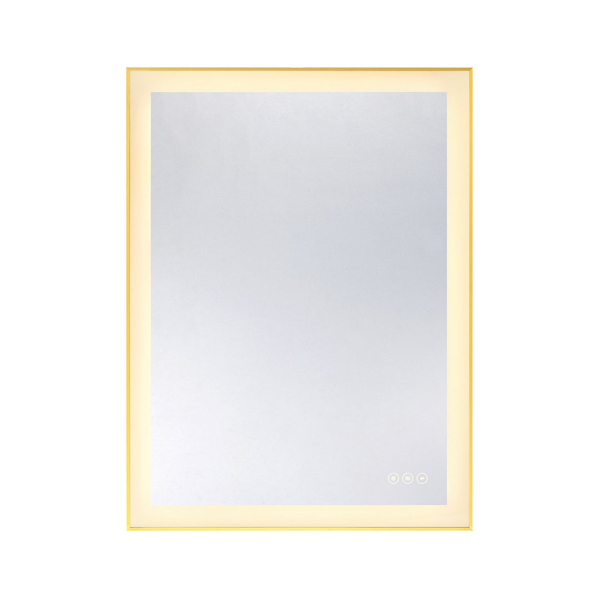 Miroir DEL Paulding en doré