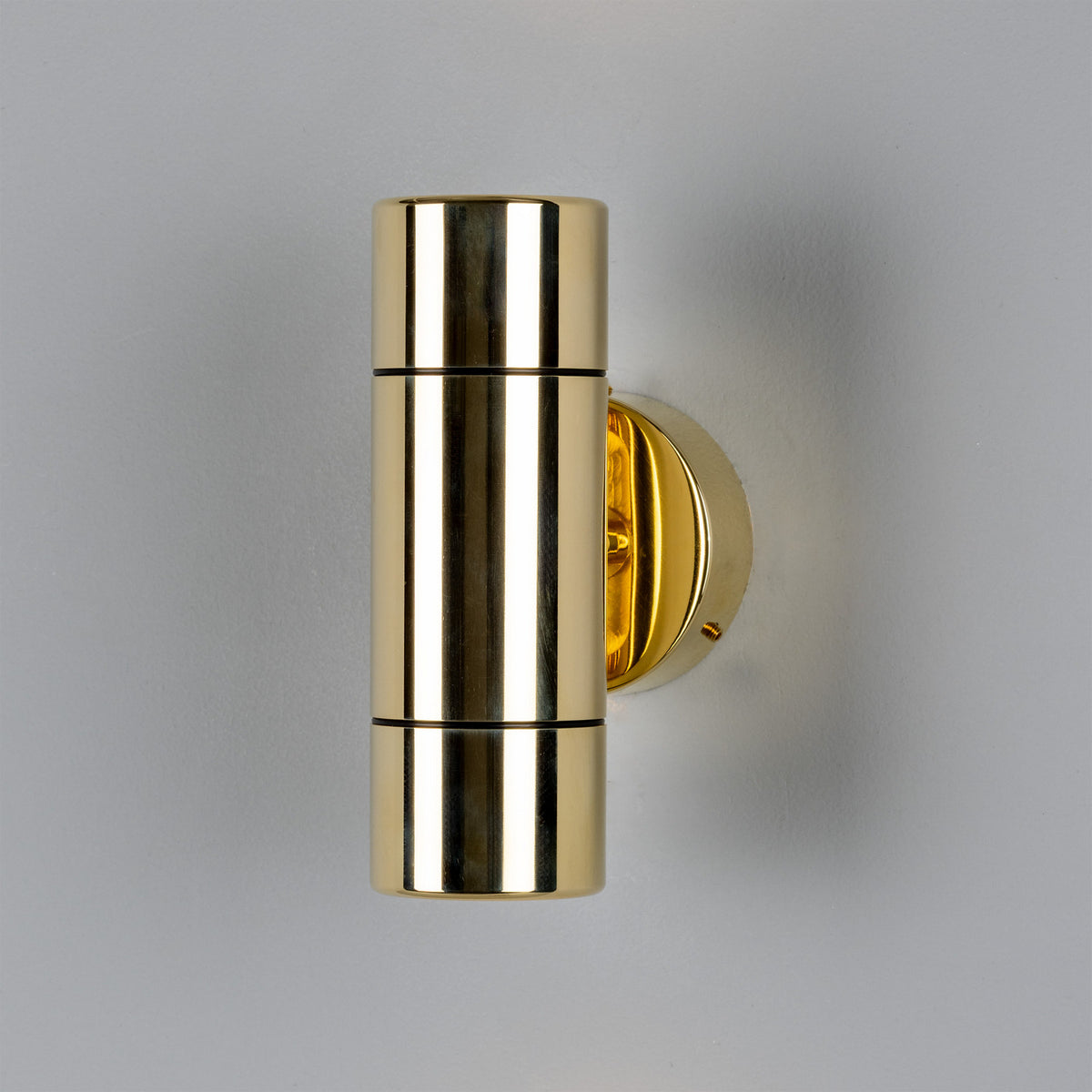 Lana Two Light Wall Sconce in Natural Brass