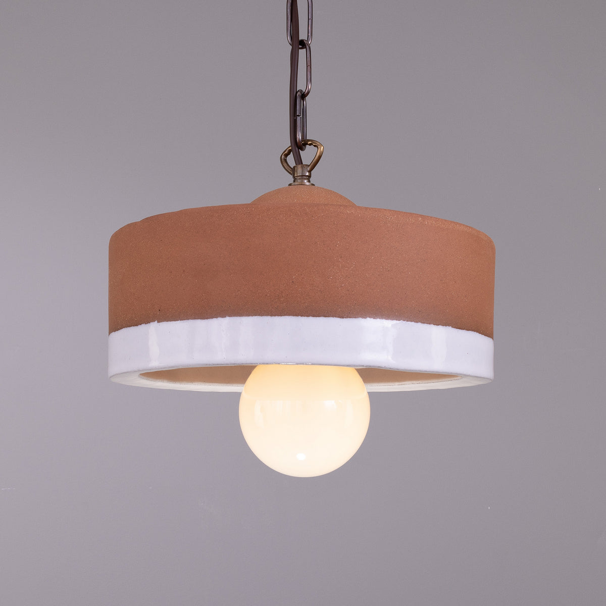 Seville One Light Pendant in Antique Brass