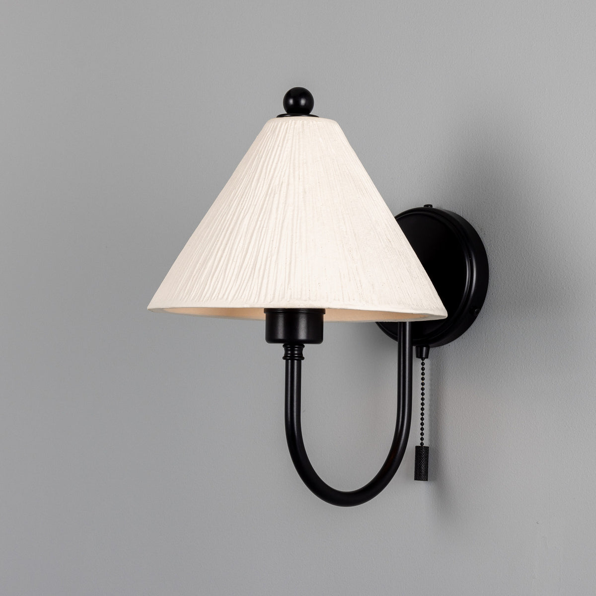 Tilia One Light Wall Sconce in Matt Black