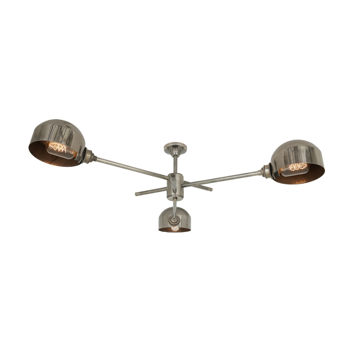 San Three Light Flush Chandelier