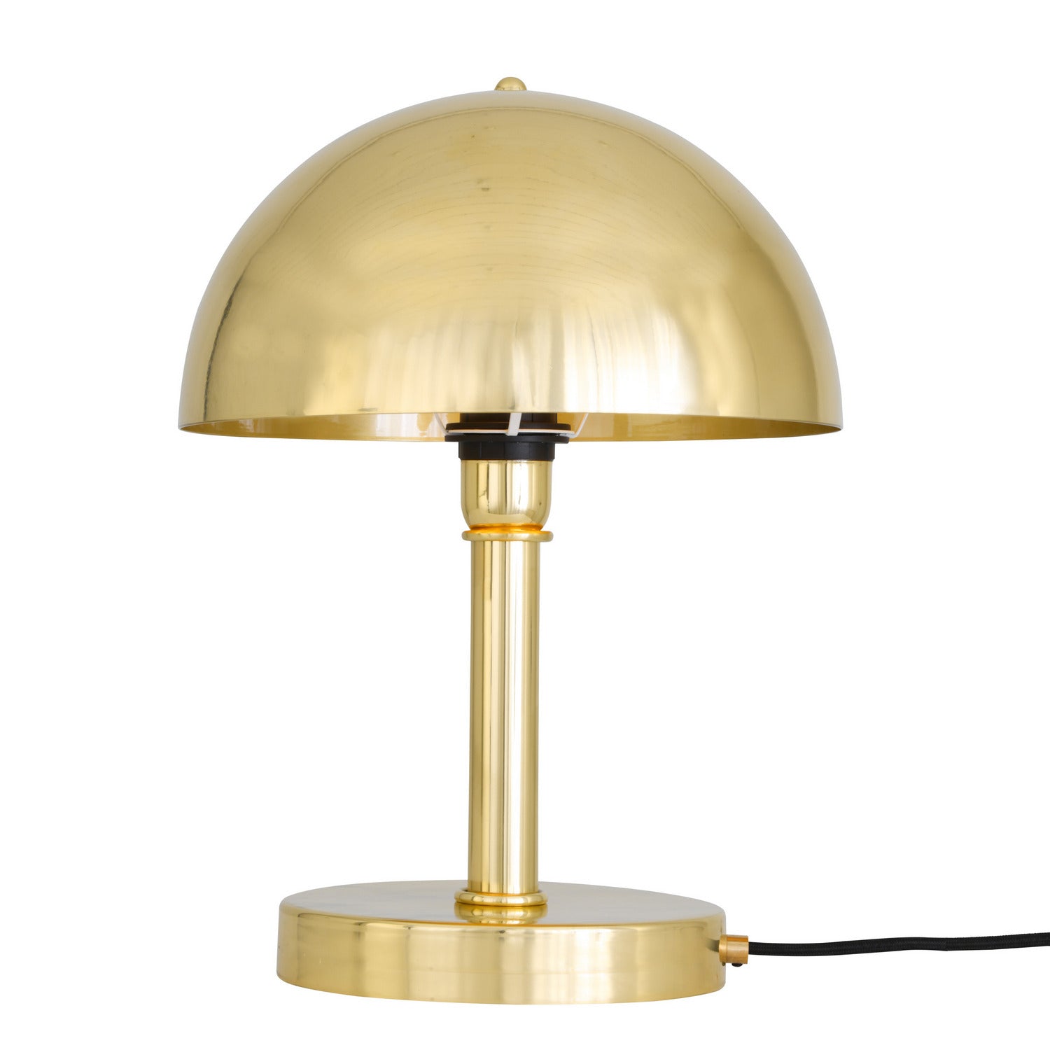 Lampe de table Turku à quatre lumières en laiton poli