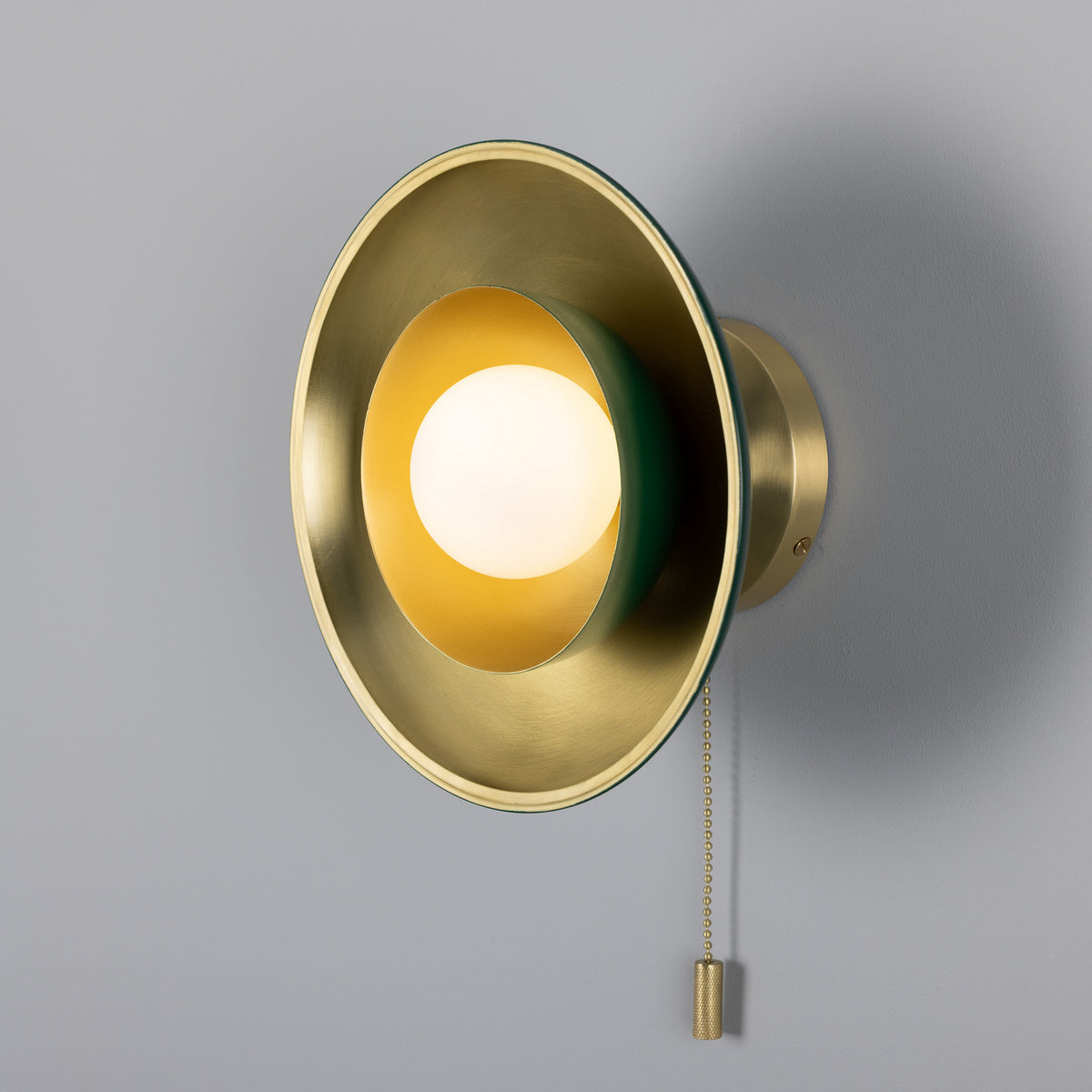 Marrakesh One Light Wall Sconce in Satbrs & Rac. Green