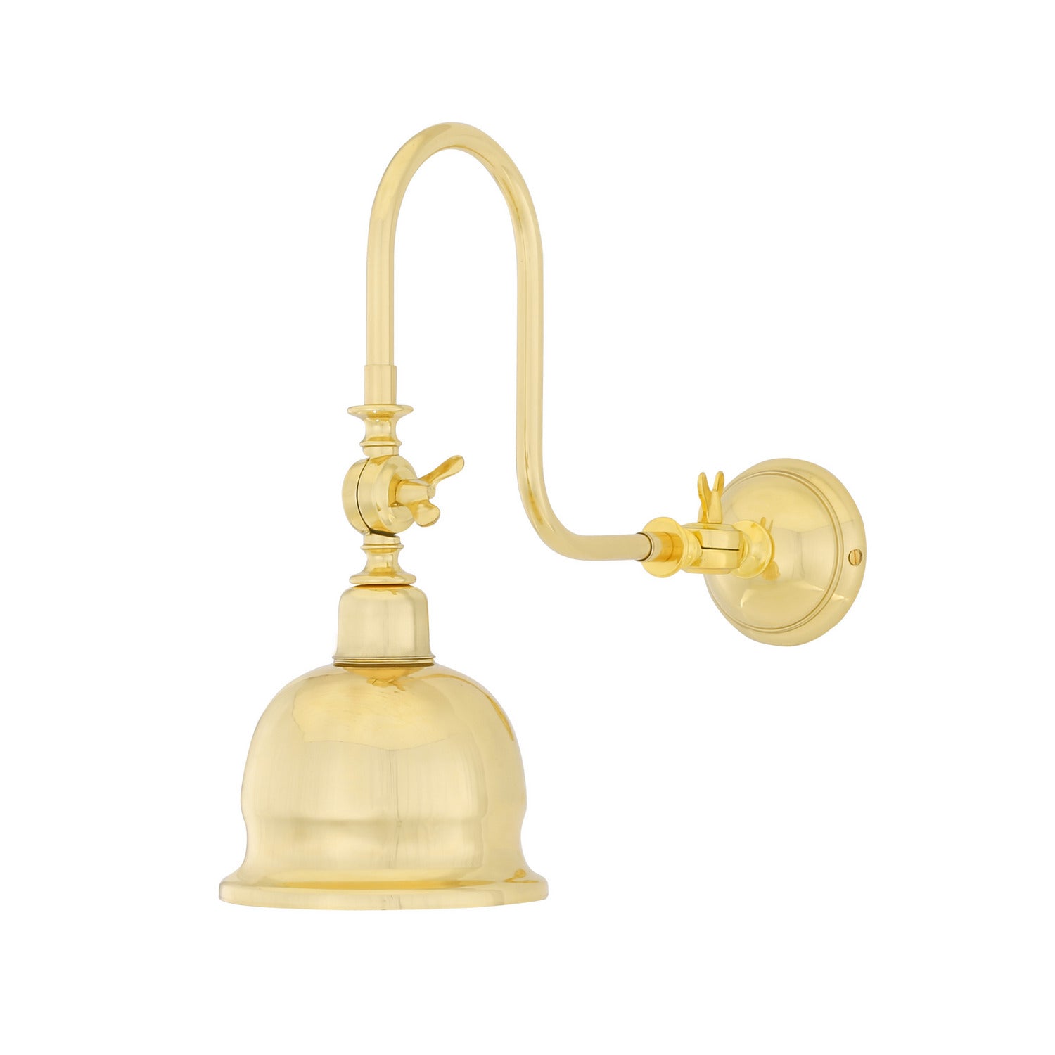 Lampe de table Apia One Light en laiton poli