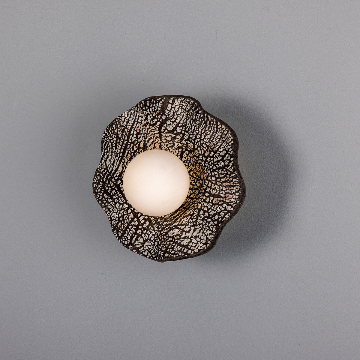Rivale One Light Wall Sconce in Polished Brass
