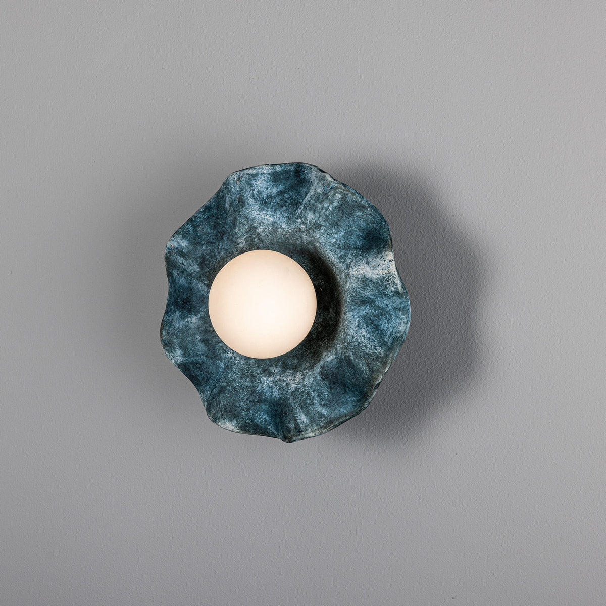 Rivale One Light Wall Sconce in Antique Silver