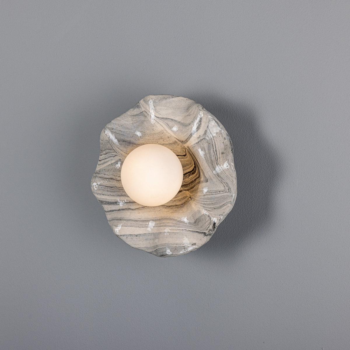 Rivale One Light Wall Sconce in Matt Black