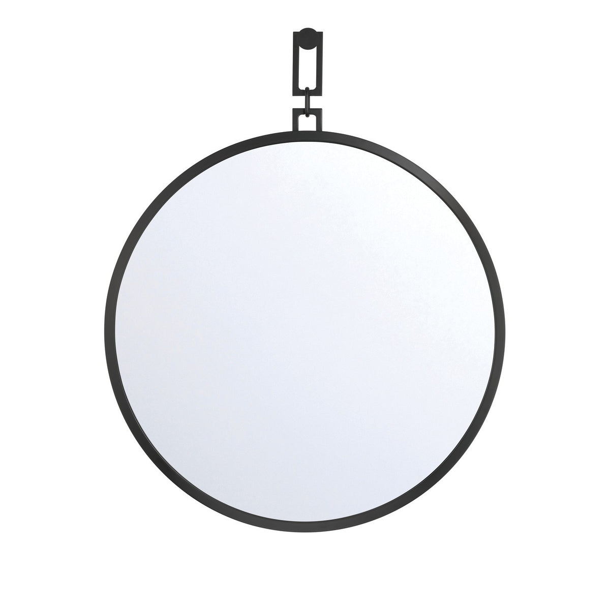 Alston Mirror in Matte Black