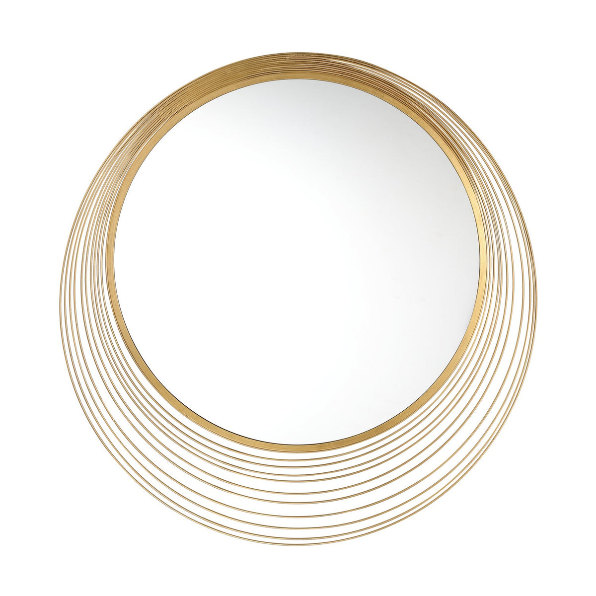 Cecile Mirror in Antique Gold