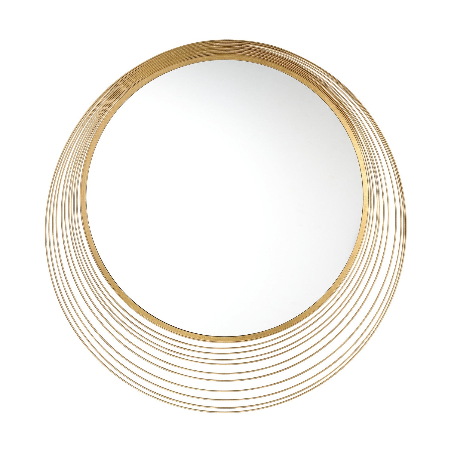 Cecile Mirror in Antique Gold