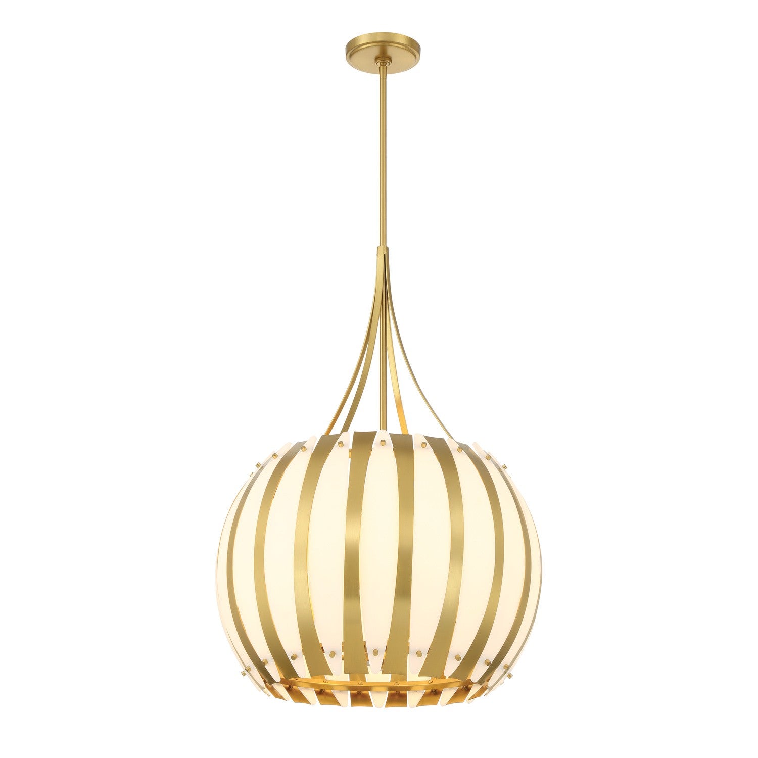 Daria Five Light Chandelier in Luxe Gold
