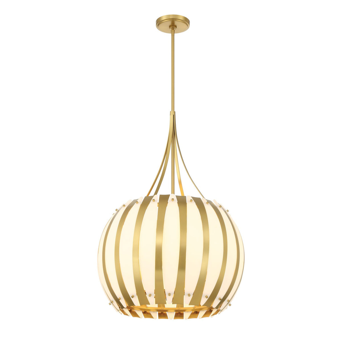 Daria Five Light Chandelier in Luxe Gold