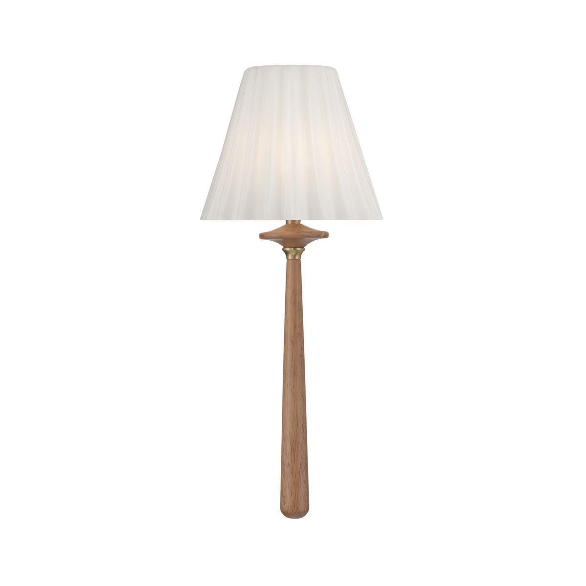 Jules LED Wall Sconce in Aged Brass + Wood