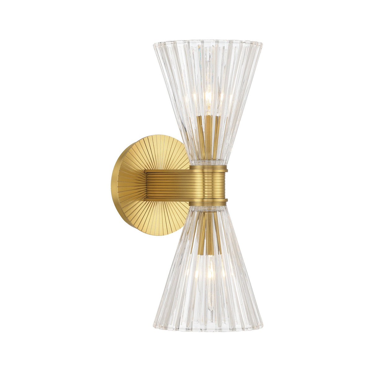 Lotus Two Light Wall Sconce