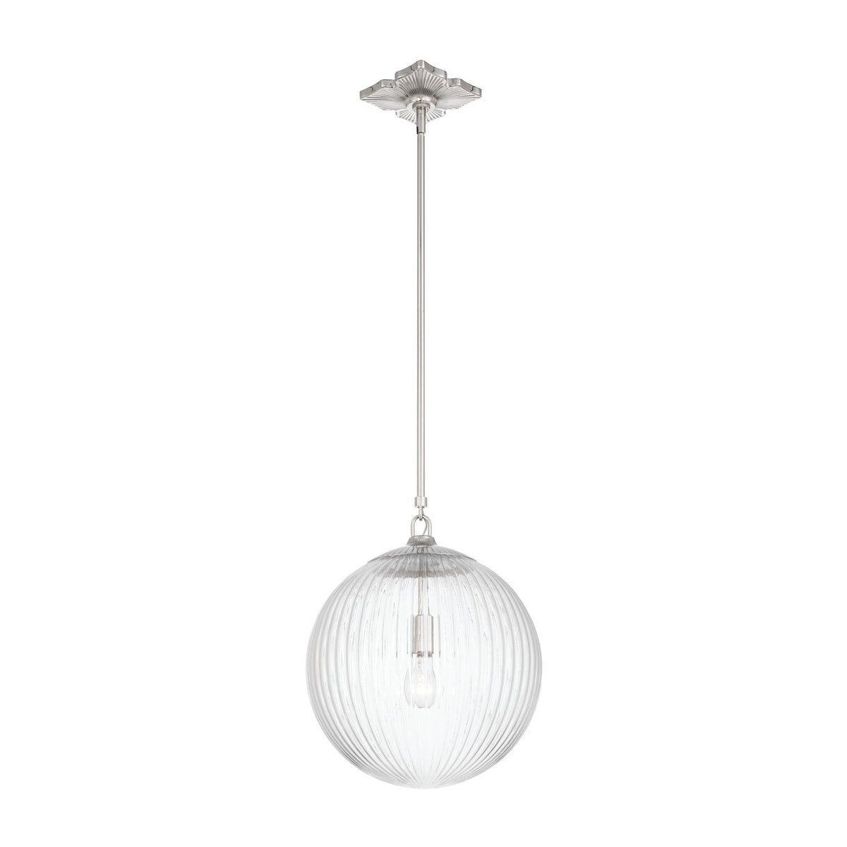 Orly One Light Pendant in Polished Nickel