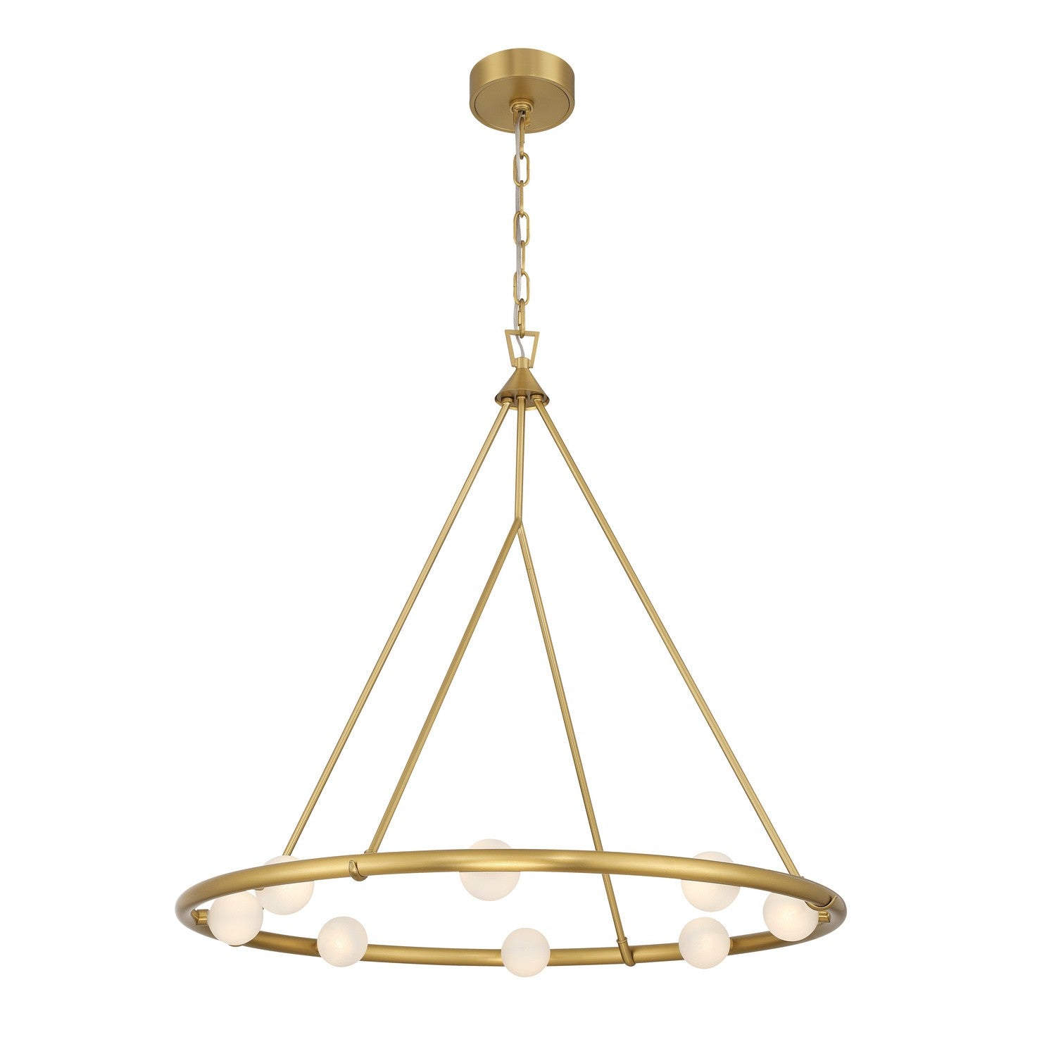 Terrell LED Chandelier in Luxe Gold
