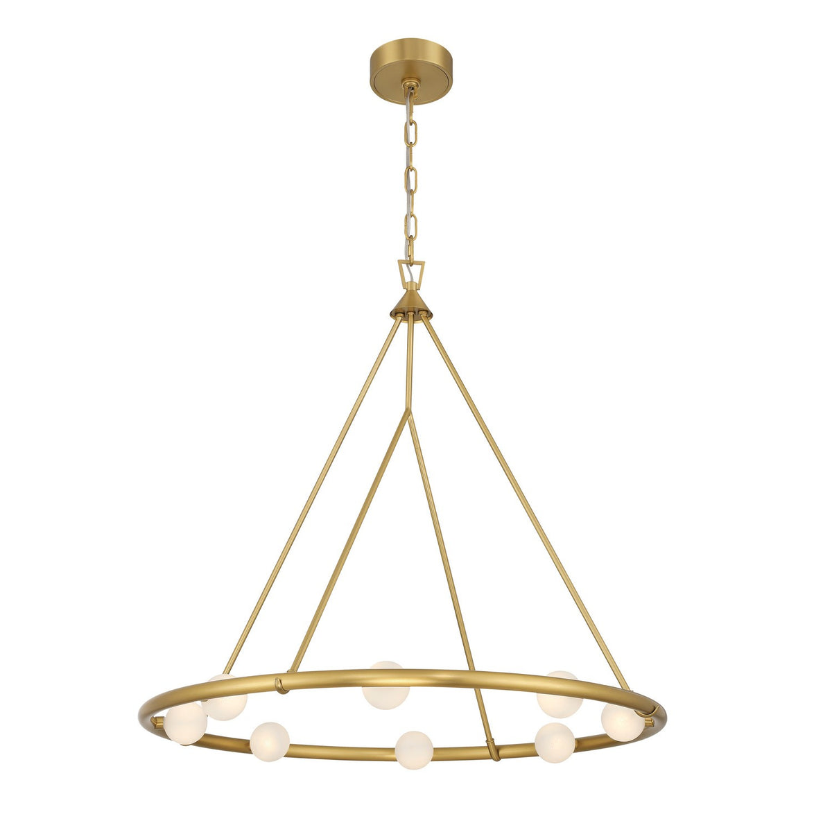 Terrell LED Chandelier in Luxe Gold