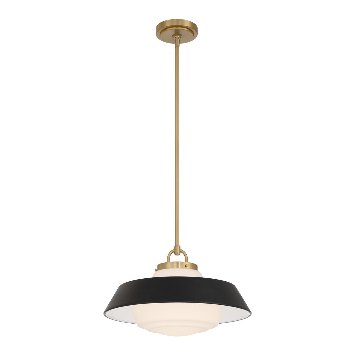 Xander One Light Pendant in Vibrant Gold